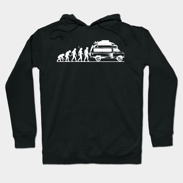 Tshirt Evolution Camper Gift Hoodie by avshirtnation